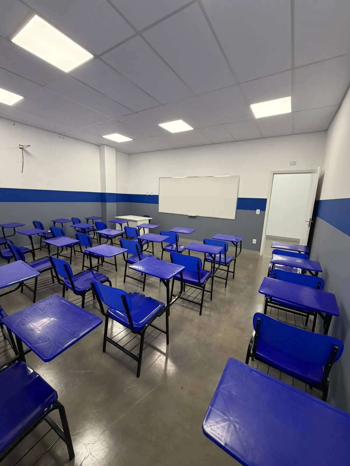 Sala de aula do polo